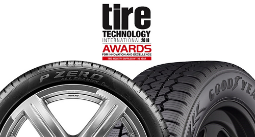 фотоколлаж шинных брендов-победителей tire technology awards 2018