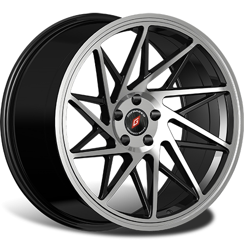 Диски Inforged IFG35 8,5x19 5x112 ET32 dia 66,6 black machined - 1