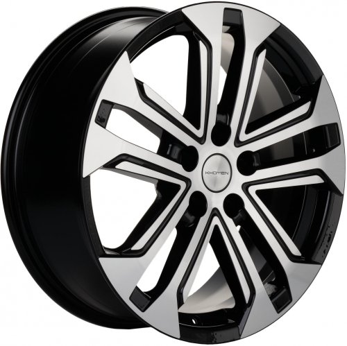 Диски Khomen Wheels KHW1803 (Dargo/Jolion) 7x18 5x114,3 ET37 dia 66,5 black-FP - 1