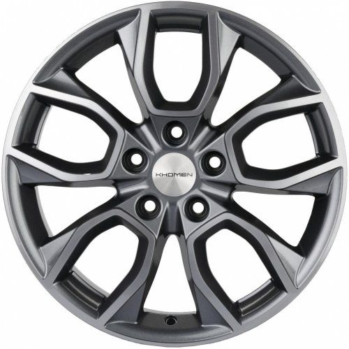 Диски Khomen Wheels KHW1713 (Karoq) 7x17 5x112 ET45 dia 57,1 gray-FP Россия - 1