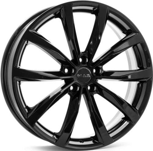 Диски MAK Wolf 7,5x17 5x110 ET30 dia 65,1 gloss black - 1