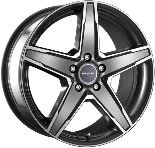 Диски MAK Stern 8x17 5x112 ET35 dia 66,6 gun metallic mirror - 1