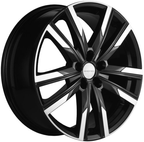 Диски Khomen Wheels KHW1905 (FAW Bestune T77) 7,5x19 5x100 ET28 dia 57,1 black-FP - 1