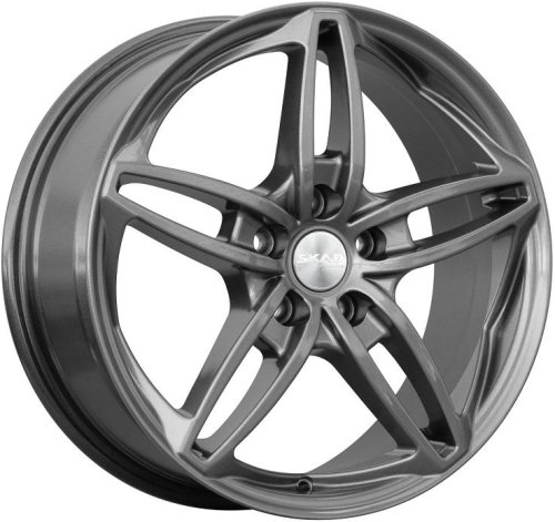 Диски Скад Турин 7x17 5x108 ET50 dia 63,35 графит Россия - 1