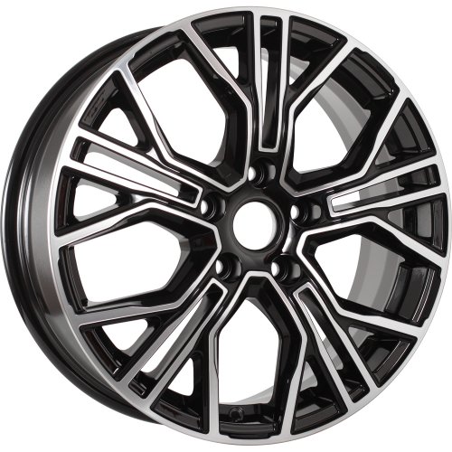 Диски Скад Тибет 6,5x17 5x114,3 ET50 dia 67,1 алмаз черный Россия - 1