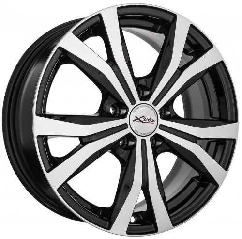 Диски X trike X-119 6,5x16 5x110 ET37 dia 65,1 BK/FP Россия - 1