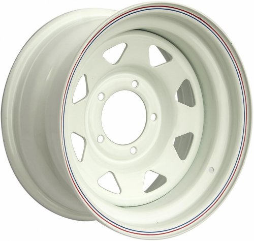 Диски Offroad wheels УАЗ 8x18 5x139,7 ET15 dia 110 белый - 1