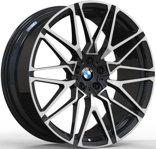 Диски Кованные диски Style 818-1 BMW X5 9x21 5x112 ET35 dia 66,56 черный+полировка - 1