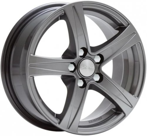 Диски Скад Сакура 6,5x15 5x100 ET35 dia 57,1 графит Россия - 1