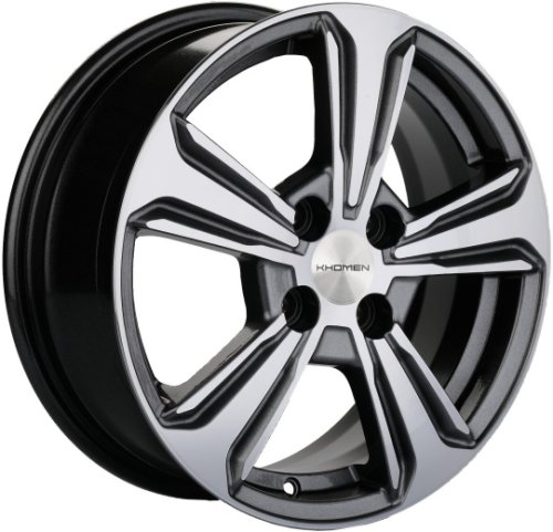 Диски Khomen Wheels KHW1502 (Vesta) 6x15 4x100 ET50 dia 60,1 G-silver-FP - 1