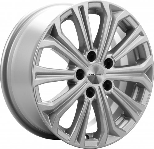 Диски Khomen Wheels KHW1610 (Focus) 6,5x16 5x108 ET50 dia 63,3 G-silver Россия - 1