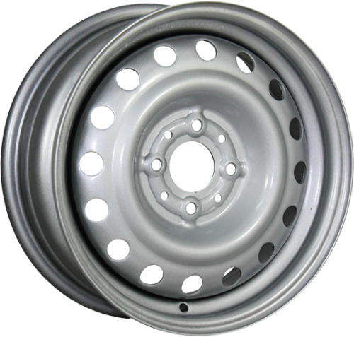 Диски TREBL 53A49A OPEL CORSA C M/Y 2001/DAEWOO NEXIA/CHEVROLET LANOS 5,5x14 4x100 ET49 dia 56,6 silver - 1