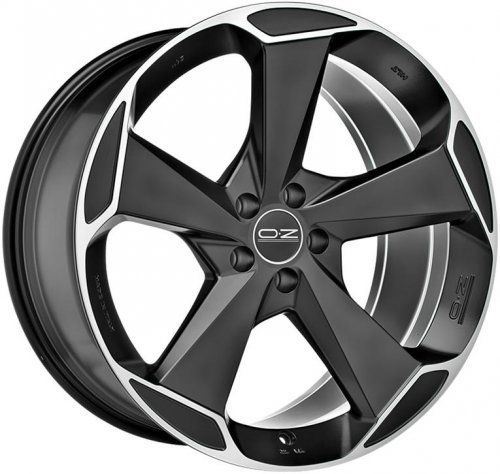 Диски OZ Racing Aspen 9,5x20 5x112 ET52 dia 79 matt black diamond cut - 1