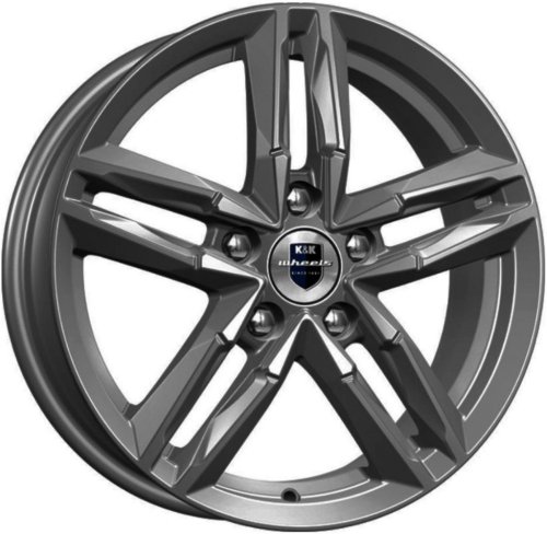 Диски K&K Sayan 6x16 5x114,3 ET45 dia 67,1 дарк платинум - 1