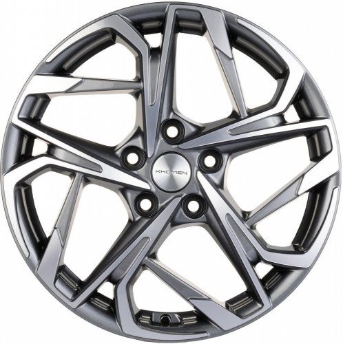 Диски Khomen Wheels KHW1716 (i40) 7x17 5x114,3 ET45 dia 67,1 gray-FP Россия - 1