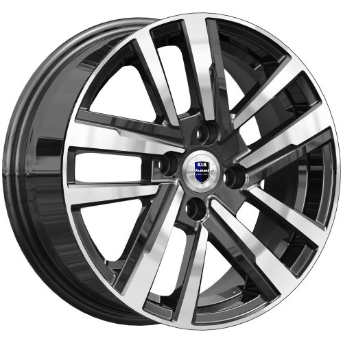 Диски K&K Хант 6x15 4x98 ET33 dia 58,5 алмаз черный - 1