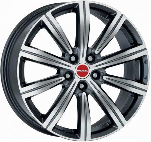 Диски MAK Birmingham 8,5x19 5x120 ET49 dia 72,6 gun metallic mirror - 1