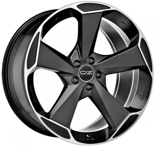 Диски OZ Racing Aspen 9,5x20 5x108 ET36 dia 63,3 matt black diamond cut - 1