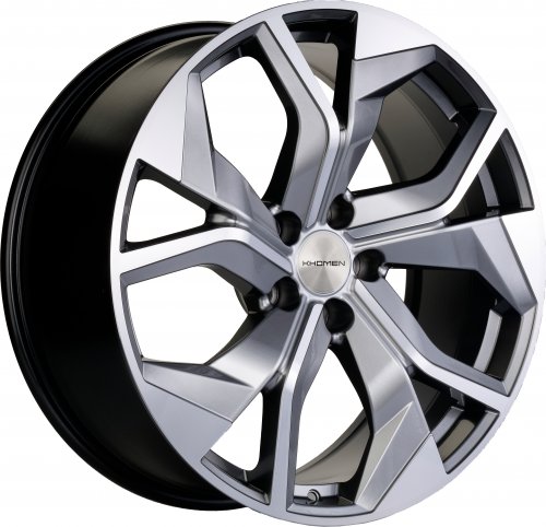 Диски Khomen Wheels KHW2006 (Touareg) 8,5x20 5x112 ET33 dia 66,6 dark chrome Россия - 1