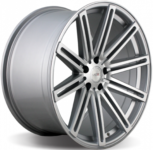 Диски Vissol V-004 10,5x22 5x120 ET35 dia 74,1 silver polished - 1