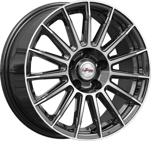 Диски iFree Азур 6,5x16 5x112 ET43 dia 57,1 блэк джек - 1