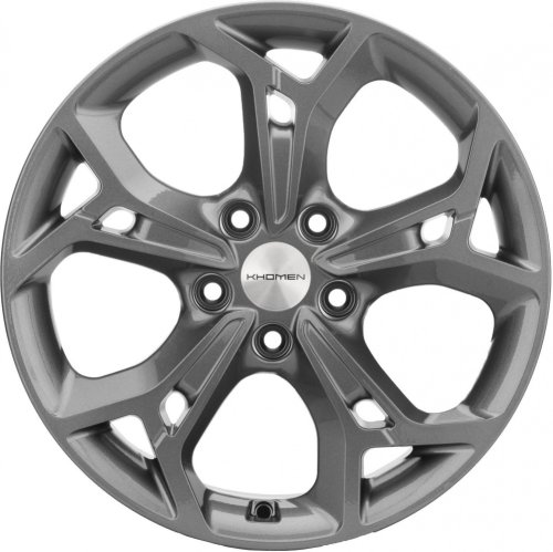 Диски Khomen Wheels KHW1702 (CX-5/Seltos/Optima) 7x17 5x114,3 ET50 dia 67,1 gray - 1