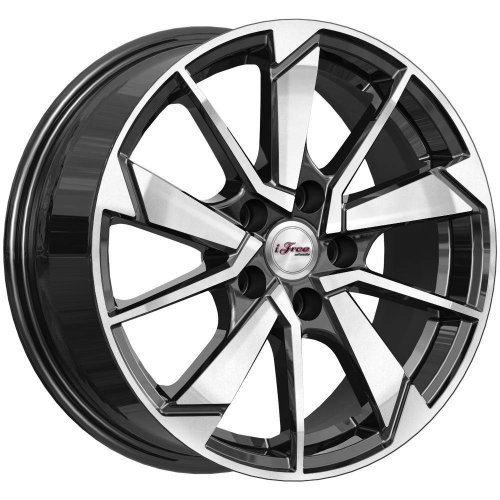 Диски iFree Зиплайн 6,5x16 5x100 ET38 dia 57,1 блэк джек - 1