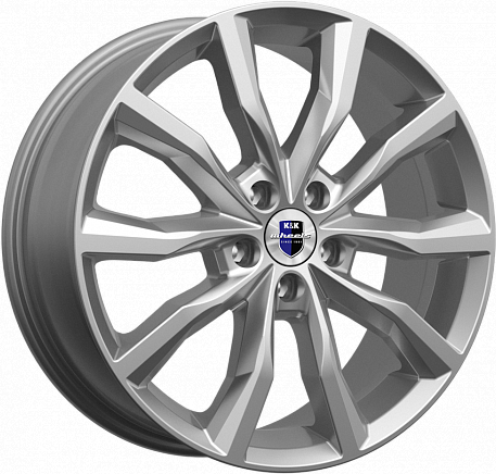 Диски K&K Портер 7,5x18 5x114,3 ET35 dia 66,1 дарк платинум Россия - 1