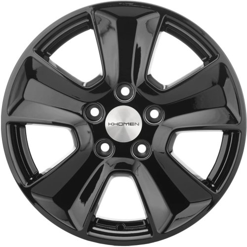 Диски Khomen Wheels KHW1601 (Renault/Nissan) 6,5x16 5x114,3 ET50 dia 66,1 black - 1