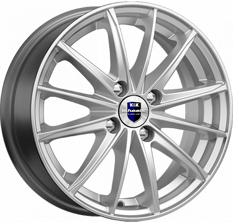 Диски K&K Пойнт Бланк 6x15 4x100 ET45 dia 67,1 сильвер SK - 1