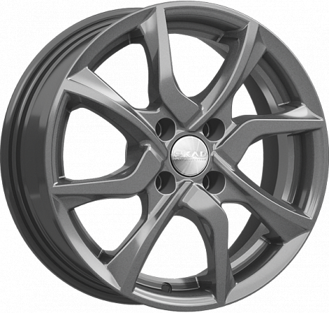 Диски Скад Тулон 6x15 4x98 ET35 dia 58,6 графит - 1