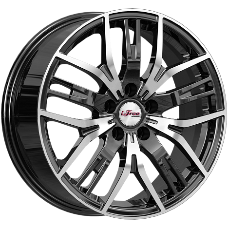 Диски iFree Аскет 7x17 5x110 ET42 dia 67,1 блэк джек - 1