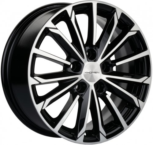 Диски Khomen Wheels KHW1611 (Changan CS35) 6,5x16 5x110 ET46 dia 63,3 black-FP - 1