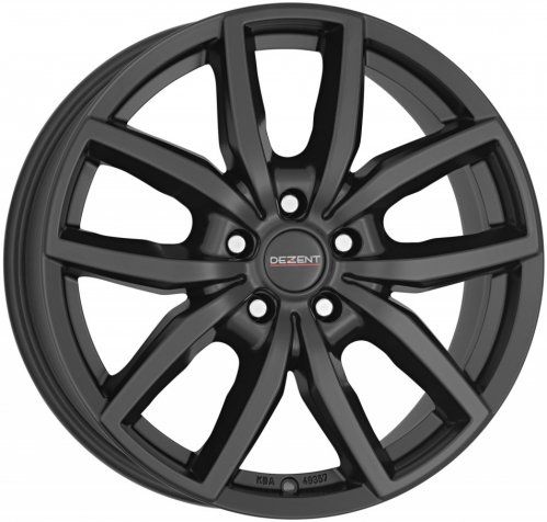 Диски Dezent TE dark 7,5x17 5x108 ET48 dia 70,1 matt black - 1