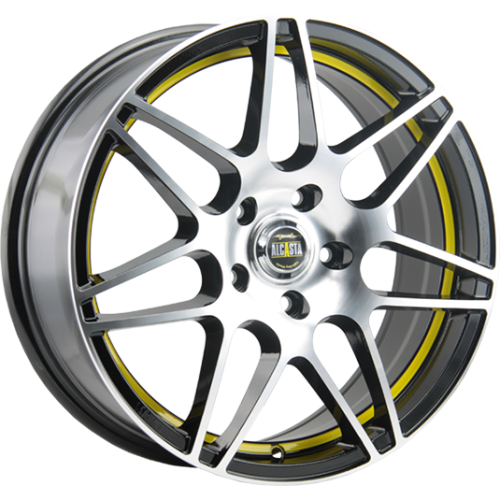 Диски Alcasta M28 6,5x16 5x100 ET35 dia 57,1 BKFYSI - 1