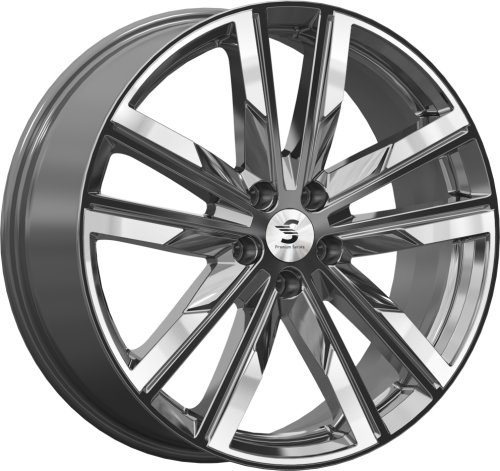 Диски K&K Premium Series КР014 (20_Geely Tugella) 8x20 5x108 ET46 dia 63,35 diamond gloss graphite - 1