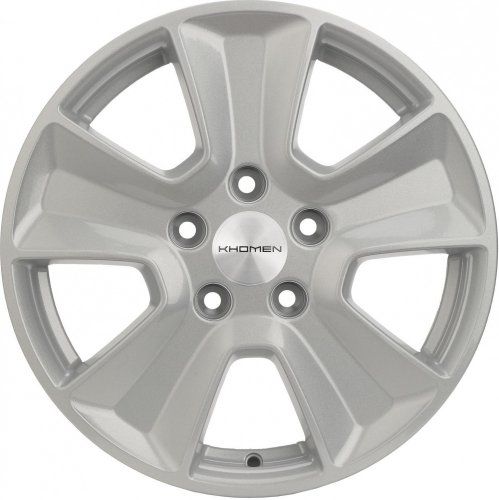 Диски Khomen Wheels KHW1601 (Duster) 6,5x16 5x114,3 ET50 dia 66,1 F-silver Россия - 1