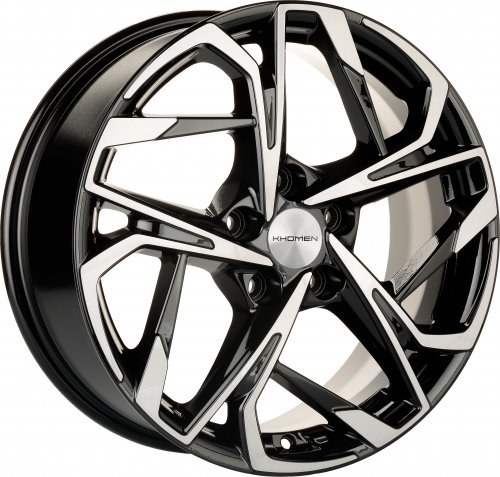 Диски Khomen Wheels KHW1716 (CS75) 7x17 5x114,3 ET45 dia 60,1 black-FP - 1