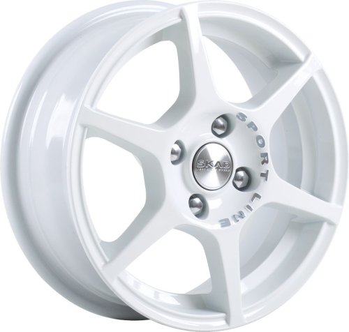 Диски Скад Ягуар 5,5x14 4x98 ET38 dia 58,6 алмаз-белый Россия - 1