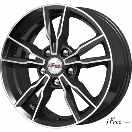 Диски iFree Икигай 6,5x16 5x114,3 ET50 dia 67,1 блэк джек Россия - 1