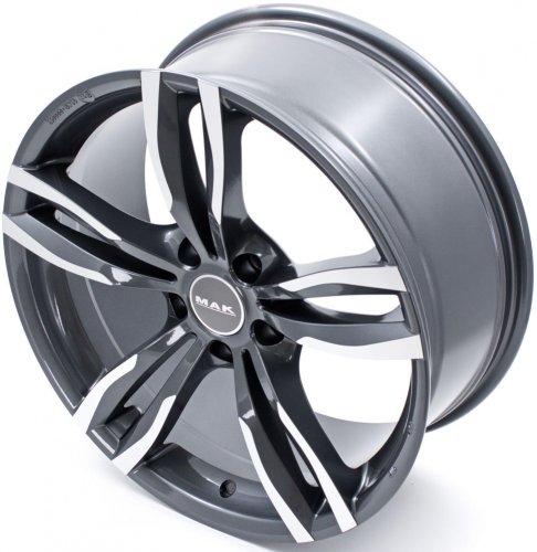 Диски MAK Luft 8x19 5x120 ET37 dia 72,6 gun metallic mirror - 1