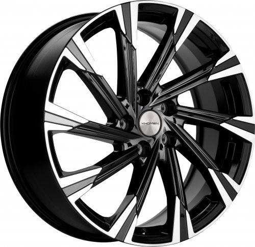 Диски Khomen Wheels KHW1901 (Mazda CX-5/CX8) 7,5x19 5x114,3 ET45 dia 67,1 black-FP - 1