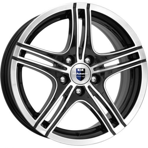 Диски K&K Омаха 5,5x14 4x100 ET38 dia 67,1 алмаз черный - 1