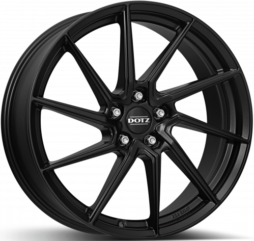 Диски Dotz Spa black 8x18 5x100 ET35 dia 60,1 matt black - 1