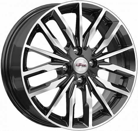 Диски iFree Миконос 6x16 4x100 ET41 dia 60,1 блэк джек Россия - 1