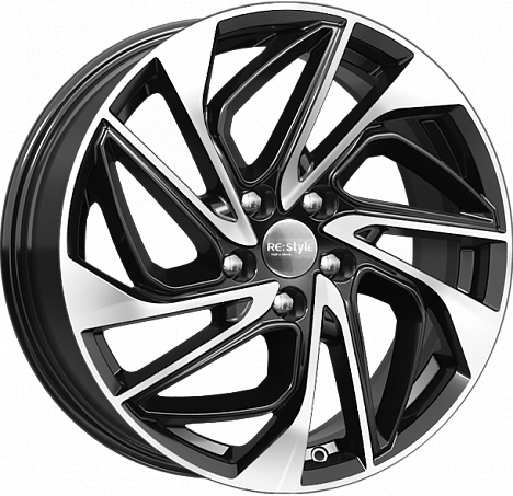 Диски K&K Original Series Mitsubishi (ASX КС883) 7x18 5x114,3 ET46 dia 67,1 алмаз черный Россия - 1