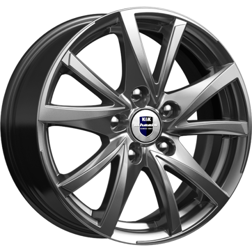 Диски K&K Игуана 6,5x16 5x114,3 ET50 dia 66,1 дарк платинум Россия - 1