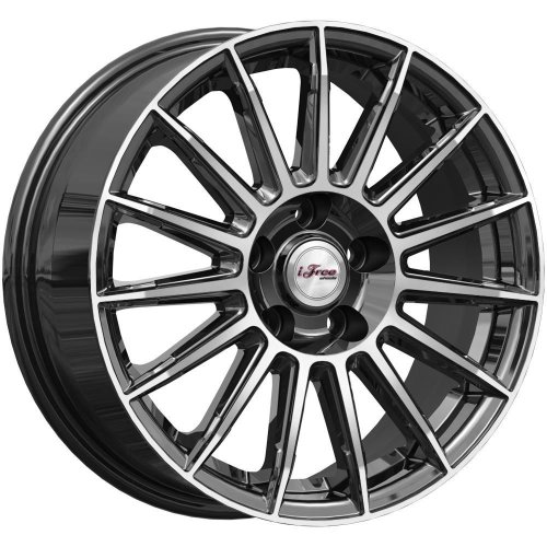 Диски iFree Азур 6,5x16 5x100 ET38 dia 57,1 блэк джек - 1