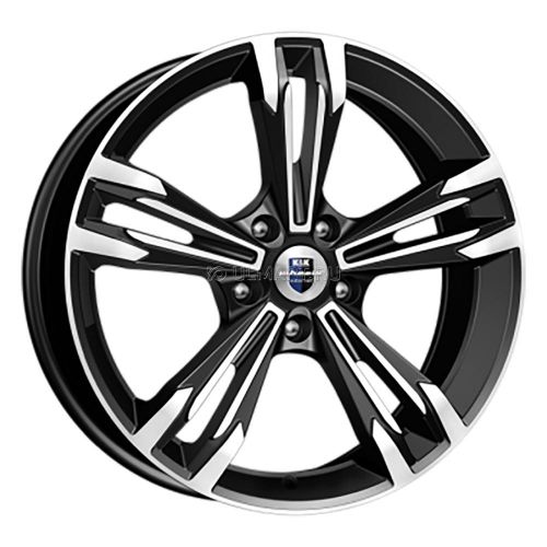 Диски K&K Каррера 7x18 5x114,3 ET50 dia 67,1 алмаз черный - 1