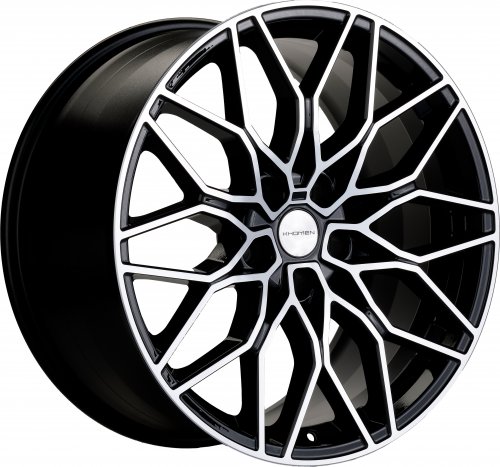 Диски Khomen Wheels KHW1902 (3/4/5/6 Front) 8,5x19 5x112 ET30 dia 66,6 black-FP Россия - 1